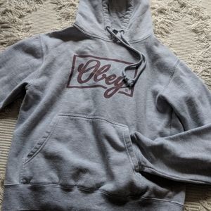 gray obey hoodie (2) 🖤